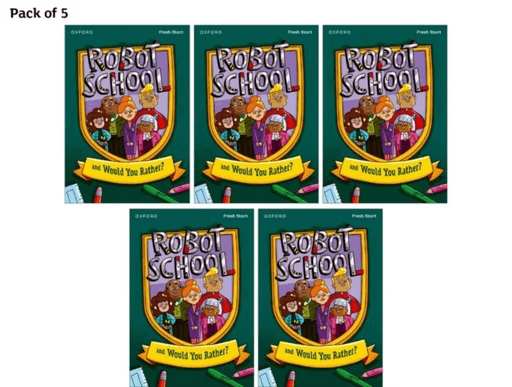 Read Write Inc. Fresh Start Readers: Book 8: Robot School &amp; Would You Rather? - Pack of 5 av Adrian Bradbury, Lou Kuenzler