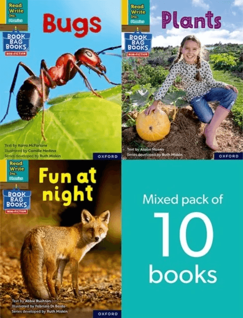 Read Write Inc. Phonics Book Bag Books: Set 5 Yellow: Non-Fiction Mixed Pack of 10 av Adrian Bradbury, Alison Hawes, Karra McFarlane, Abbie Rushton