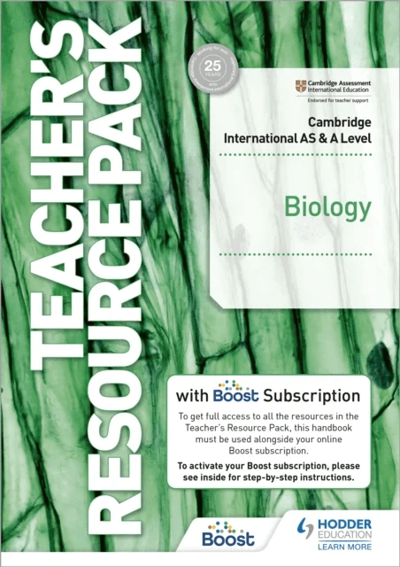 Cambridge International AS &amp; A Level Biology Teacher's Resource Pack with Boost Subscription