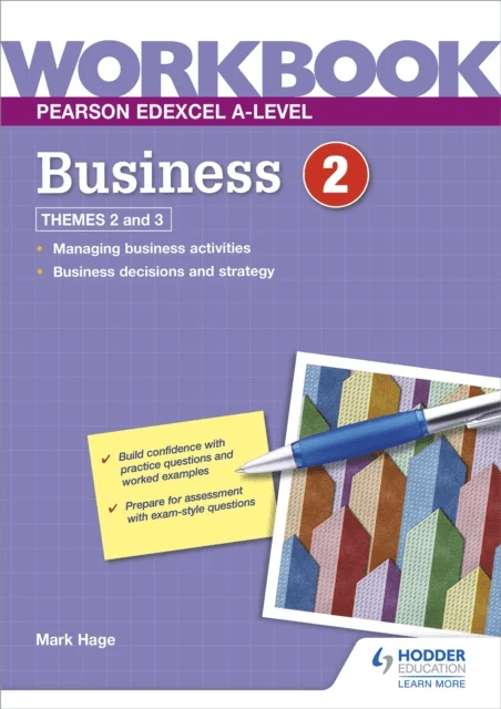 Pearson Edexcel A-Level Business Workbook 2 av Mark Hage