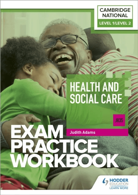 Level 1/Level 2 Cambridge National in Health and Social Care (J835) Exam Practice Workbook av Judith Adams