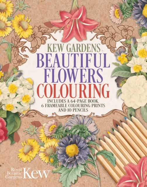 The Kew Gardens Beautiful Flowers Colouring Kit av The Royal Botanic Gardens Kew
