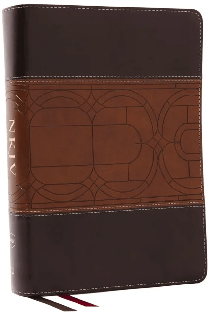 NKJV Study Bible, Leathersoft, Brown, Full-Color, Comfort Print av Thomas Nelson