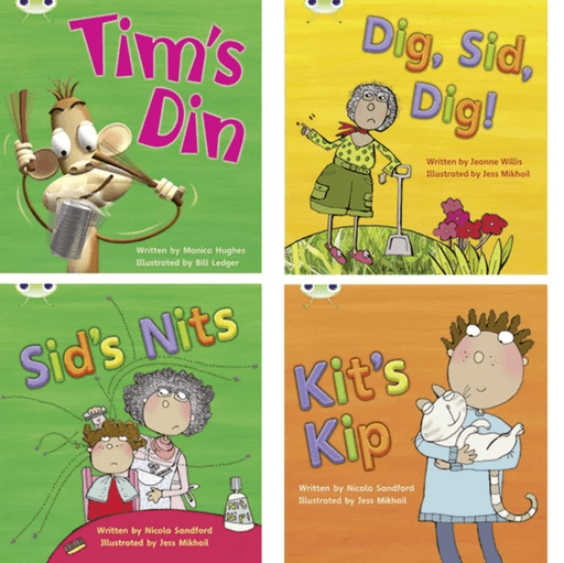 Learn to Read at Home with Bug Club Phonics: Pack 1 (Pack of 4 fiction books) av Monica Hughes, Nicola Sandford, Jeanne Willis