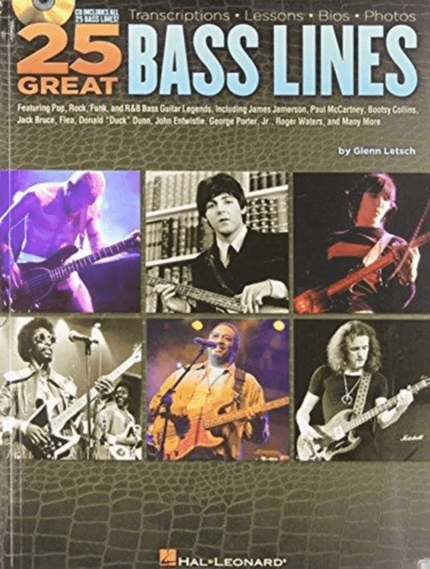 25 Great Bass Lines av Glenn Letsch