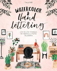 Watercolor &amp; Hand Lettering av Tanja (Author) PoLtl