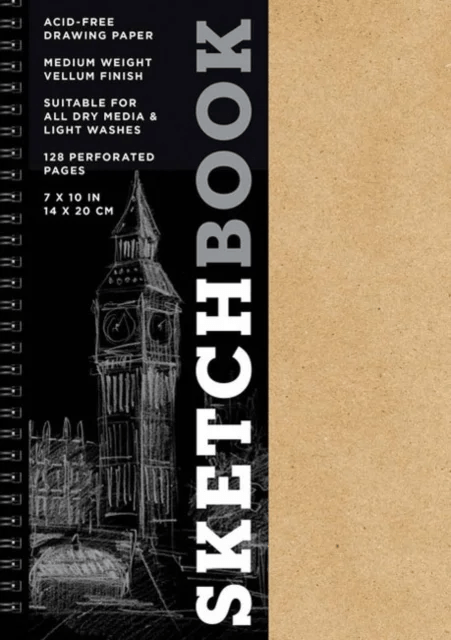 Sketchbook (basic medium spiral Kraft) av Inc. Sterling Publishing Co.