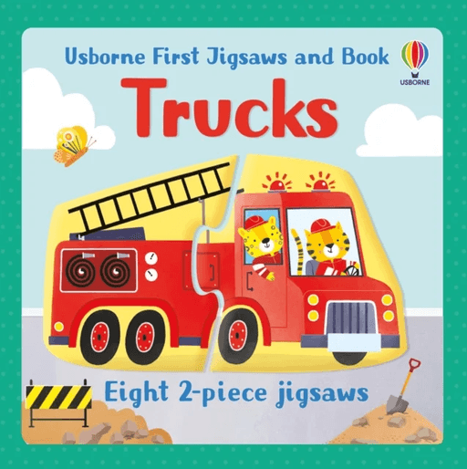 Usborne First Jigsaws and Book: Trucks av Abigail Wheatley
