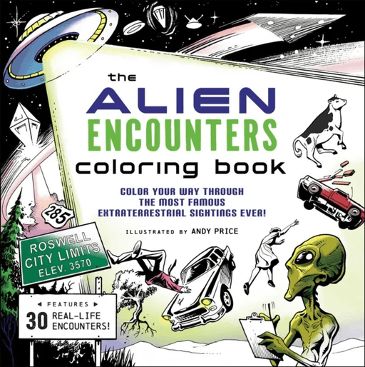 The Alien Encounters Coloring Book
