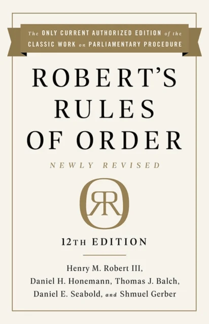 Robert's Rules of Order Newly Revised, 12th edition av Henry Robert III Robert, Daniel Seabold, Daniel Honemann, Henry M. Robert III, Shmuel Gerb