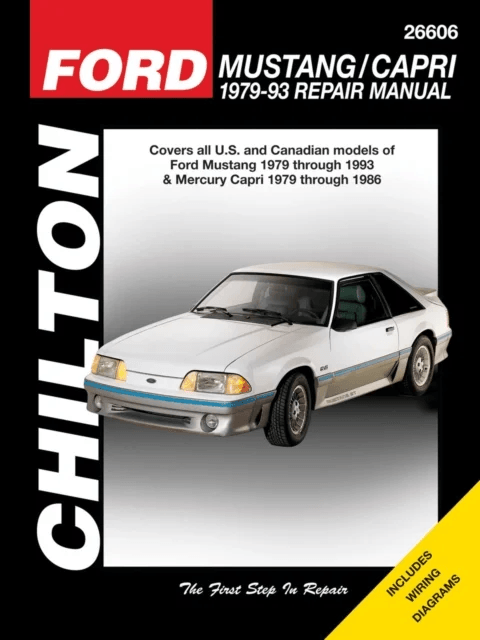 Ford Mustang 79-93 &amp; Mercury Capri 79-86 (Chilton) av Haynes Publishing