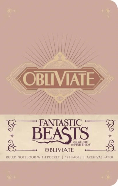 Fantastic Beasts and Where to Find Them: Obliviate Hardcover Ruled Notebook av Insight Editions