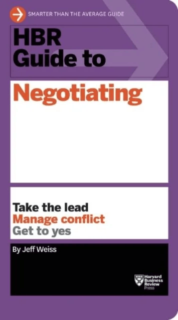 HBR Guide to Negotiating (HBR Guide Series) av Jeff Weiss
