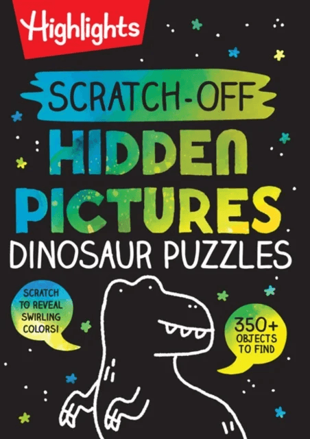 Scratch-Off Hidden Pictures Dinosaur Puzzles av Highlights