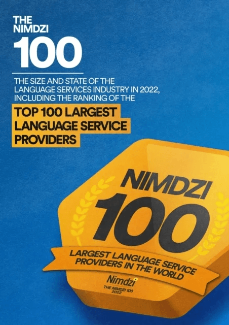 The 2022 Nimdzi 100 av Nimdzi Insights