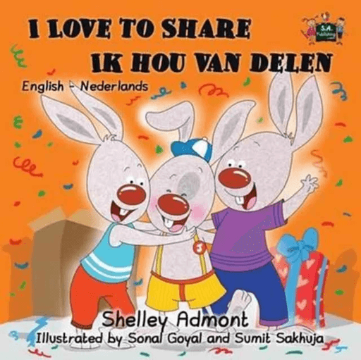 I Love to Share Ik hou van delen av Shelley Admont, Kidkiddos Books