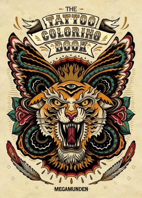 The Tattoo Colouring Book av Megamunden