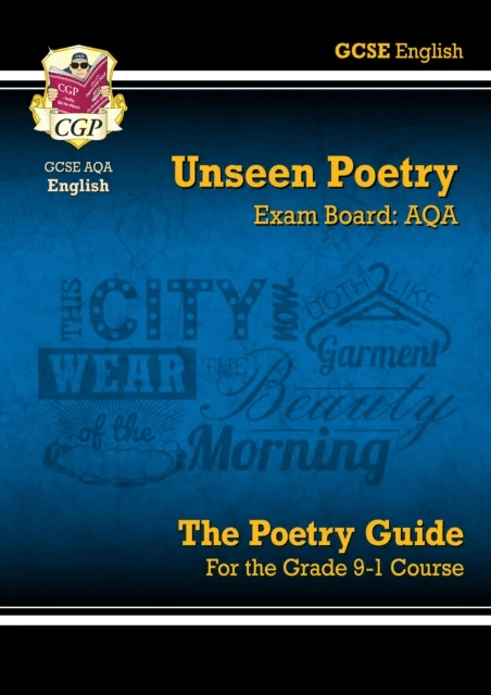 New GCSE English AQA Unseen Poetry Guide - Book 1 includes Online Edition: perfect for the 2023 and av CGP Books