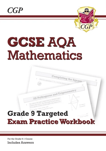 GCSE Maths AQA Grade 8-9 Targeted Exam Practice Workbook (includes Answers) av CGP Books