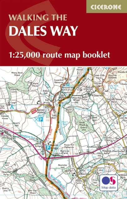 The Dales Way Map Booklet av Terry Marsh