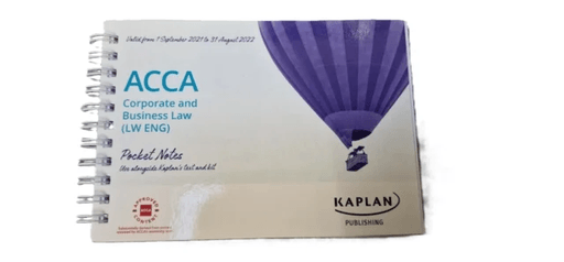 CORPORTATE AND BUSINESS LAW (ENG) - POCKET NOTES av KAPLAN