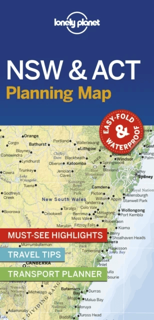 Lonely Planet New South Wales &amp; ACT Planning Map av Lonely Planet