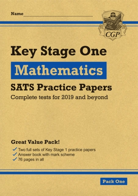 KS1 Maths SATS Practice Papers: Pack 1 (for end of year assessments) av CGP Books