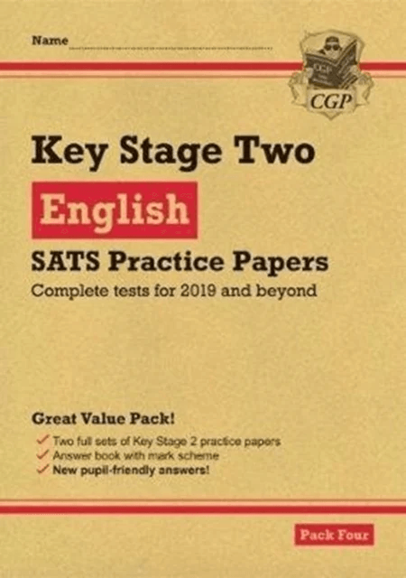 KS2 English SATS Practice Papers: Pack 4 - for the 2024 tests (with free Online Extras) av CGP Books