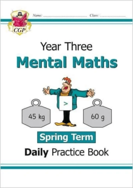 KS2 Mental Maths Year 3 Daily Practice Book: Spring Term av CGP Books