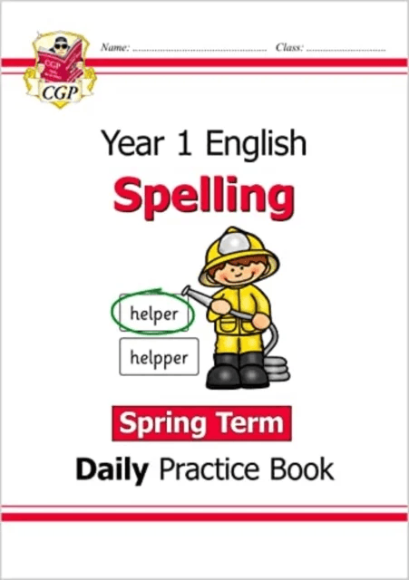 KS1 Spelling Year 1 Daily Practice Book: Spring Term av CGP Books
