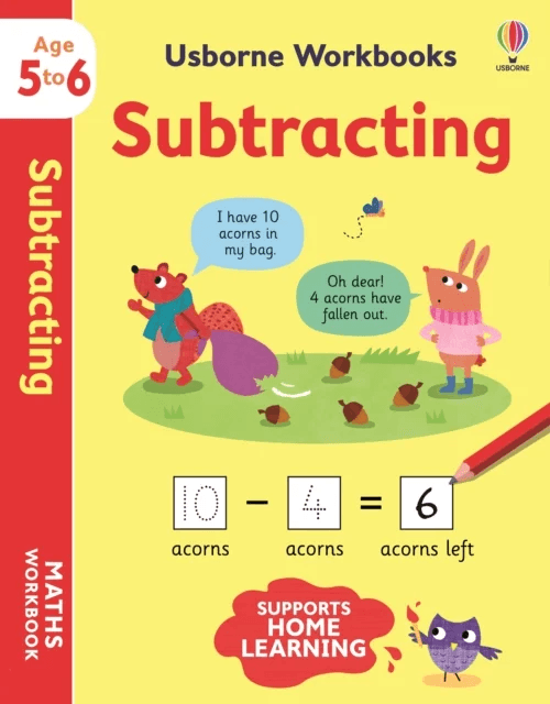 Usborne Workbooks Subtracting 5-6 av Holly Bathie