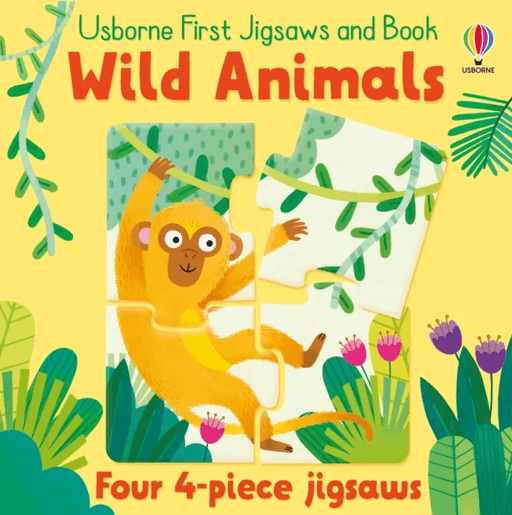 Usborne First Jigsaws And Book: Wild Animals av Matthew Oldham