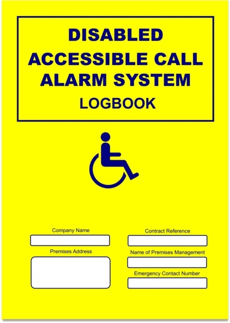 Disabled Call Alarm System Logbook av Docs-Store