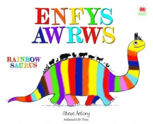 Enfysawrws / Rainbowsaurus av Steve Antony