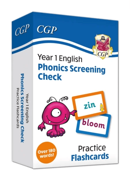 New Phonics Screening Check Flashcards - for the Year 1 test av CGP Books