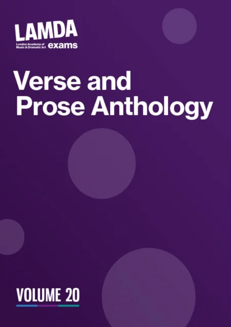 LAMDA Verse and Prose Anthology: Volume 20 av LAMDA Exams
