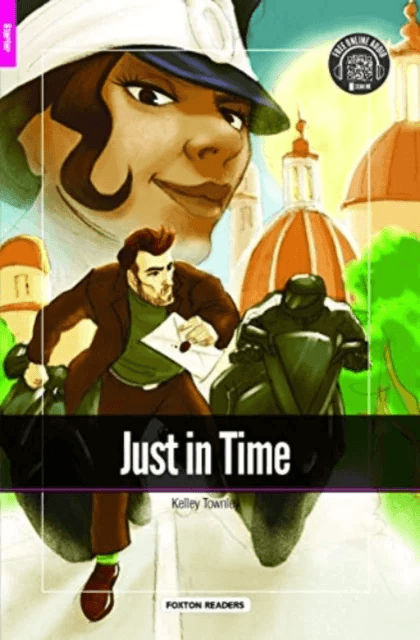Just in Time - Foxton Reader Starter Level (300 Headwords A1) with free online AUDIO av Foxton Books