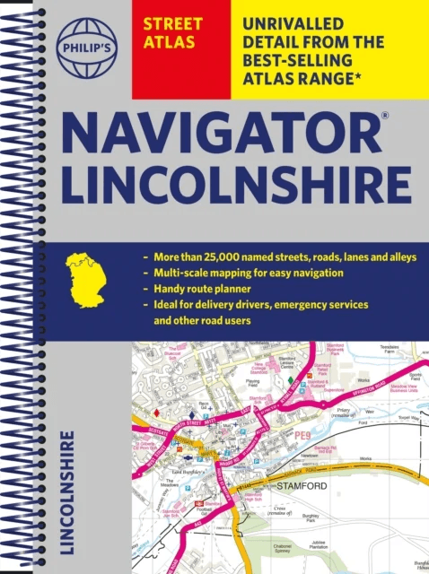 Philip's Street Atlas Navigator Lincolnshire av Philip's Maps