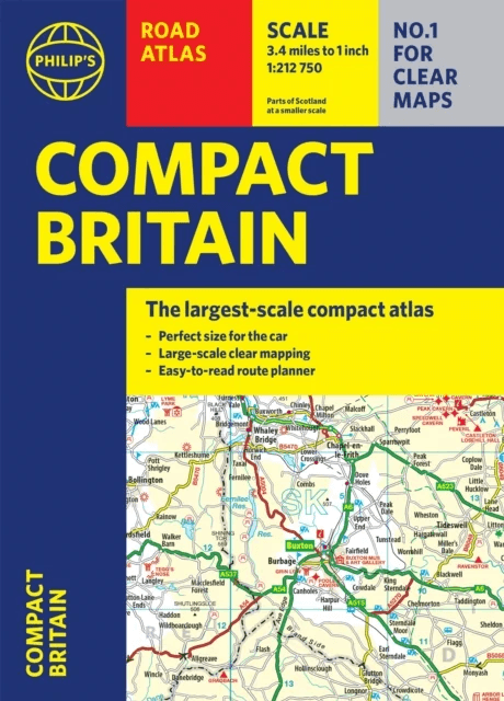 Philip's Compact Britain Road Atlas av Philip's Maps