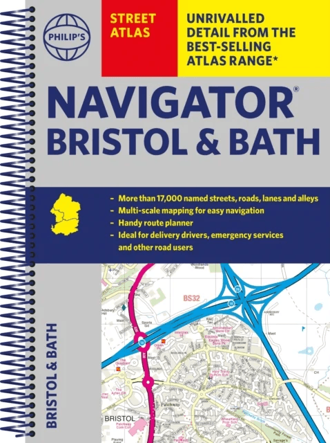 Philip's Street Atlas Navigator Bristol &amp; Bath av Philip's Maps