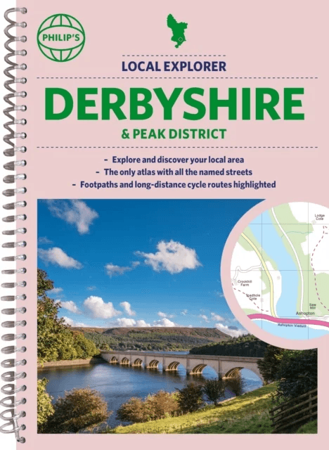 Philip's Local Explorer Street Atlas Derbyshire and the Peak District av Philip's Maps