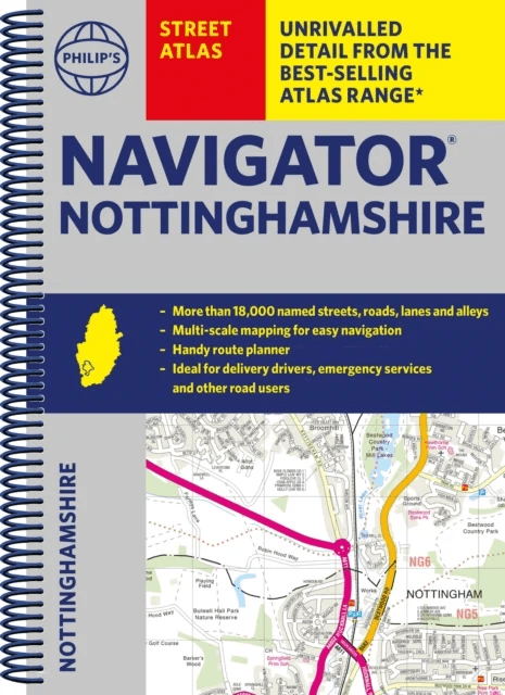 Philip's Navigator Street Atlas Nottinghamshire av Philip's Maps
