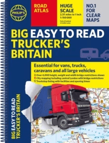 Philip's Big Easy to Read Trucker's Road Atlas Britain av Philip's Maps