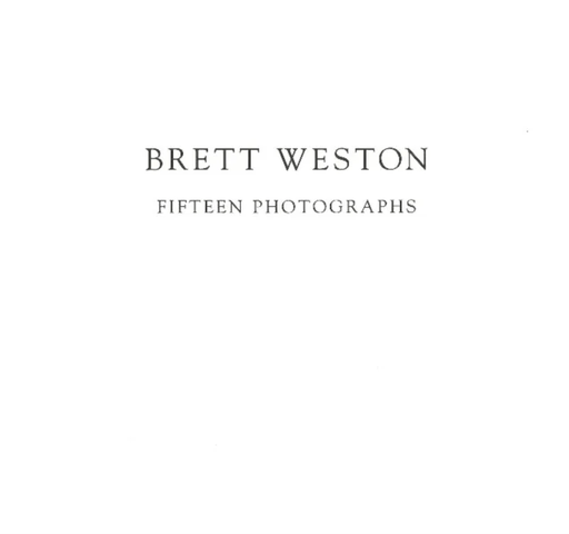 Fifteen Photographs av Brett Weston