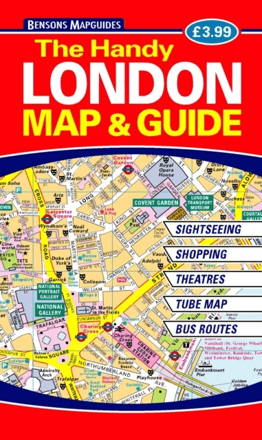 The Handy London Map &amp; Guide av Bensons MapGuides