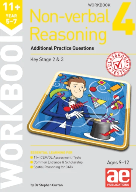 11+ Non-verbal Reasoning Year 5-7 Workbook 4 av Dr Stephen C Curran, Andrea F Richardson