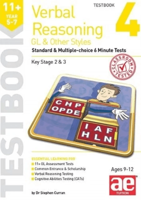 11+ Verbal Reasoning Year 5-7 GL &amp; Other Styles Testbook 4 av Stephen C. Curran, Nicholas Geoffrey Stevens