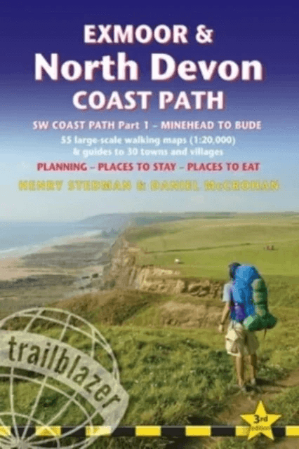 Exmoor &amp; North Devon Coast Path Trailblazer Walking Guide