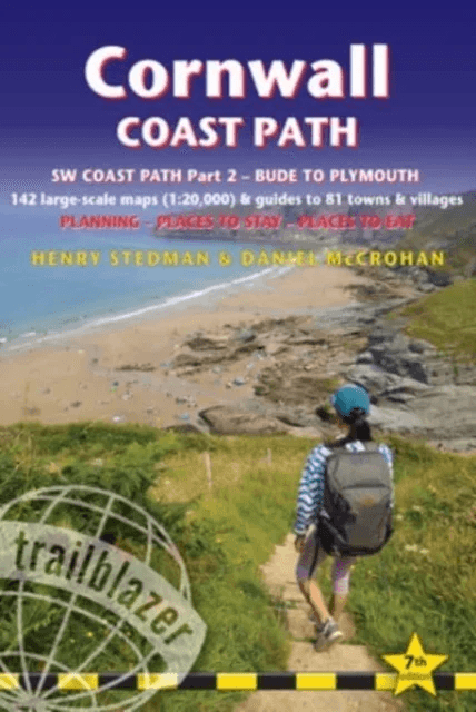Cornwall Coast Path Trailblazer walking guide av Henry Stedman, Joel Newton