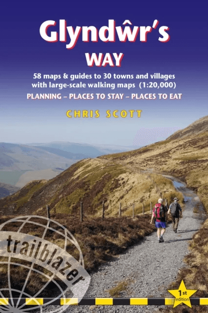 Glyndwr's Way Trailblazer Walking Guide 10e av Chris Scott